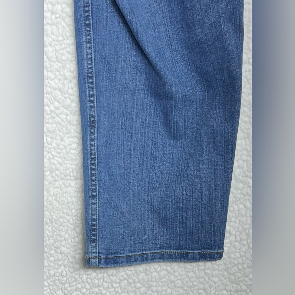 TWO LL Bean Jeans Mens 40x28 Blue BeanFlex Standard Fit Straight Leg Medium Wash - Picture 13 of 15